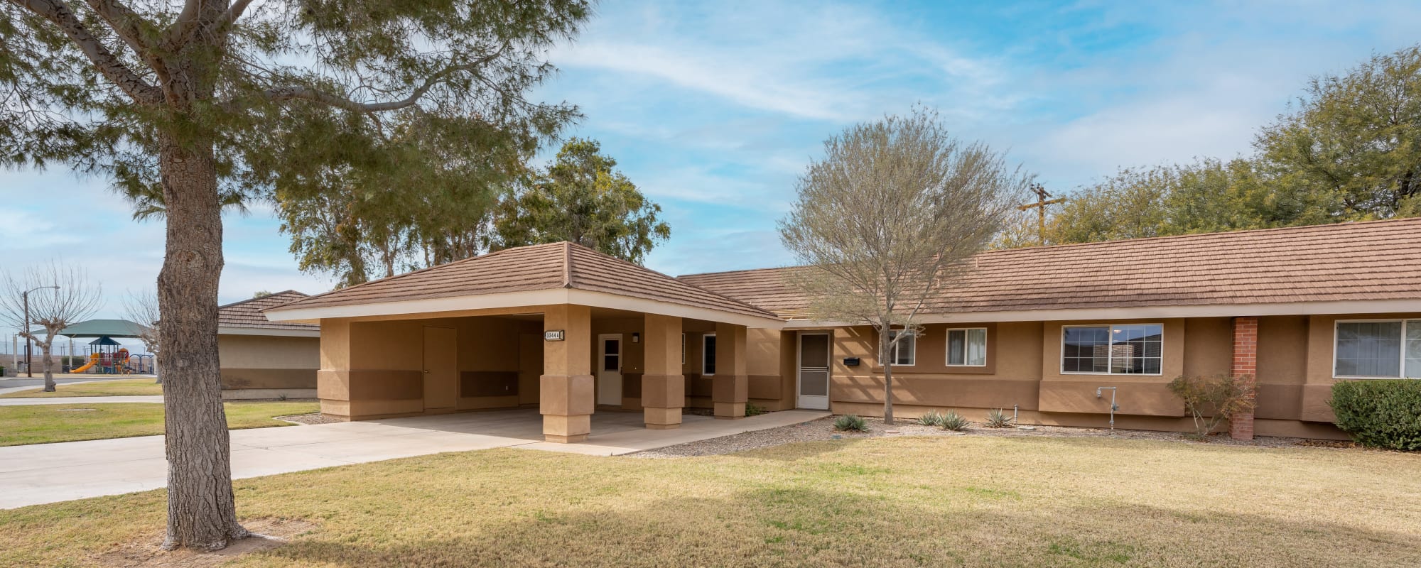 Exterior of home at El Centro New Fund Housing (Officers) in El Centro, California