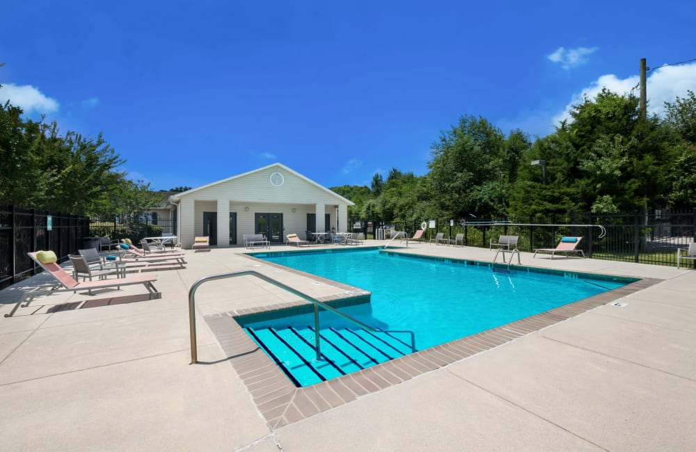 Pool at Park Village Apartments in Athens, Tennessee