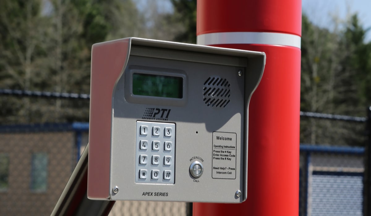 Keypad at Midgard Self Storage in Savannah, GA