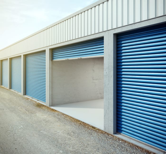A variety of self storage units at Guard Dog Storage in San Marcos, Texas