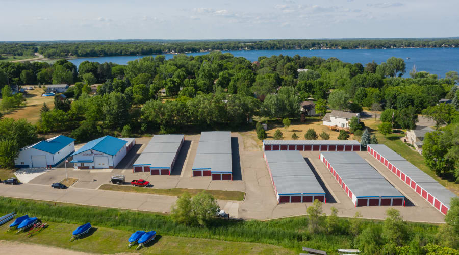 An aerial view of KO Storage of Annandale - Office in Annandale, Minnesota