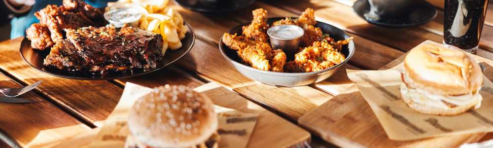 Tasty food at a restaurant near Eight Mile House in Stockton, California