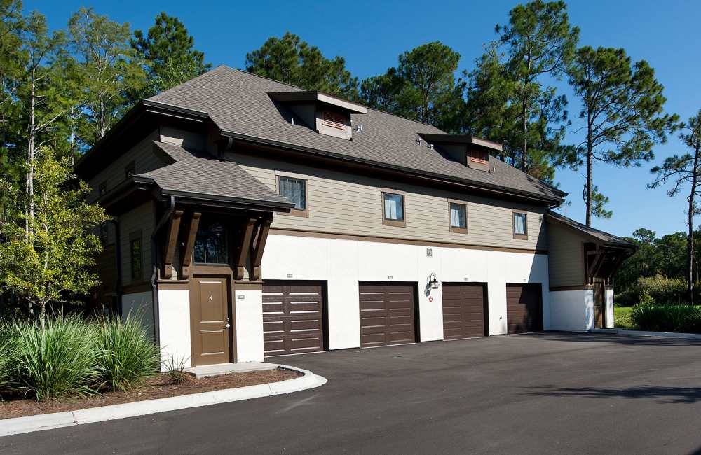 Building exterior at Whitepalm Luxury Apartment Homes in Port Orange, Florida