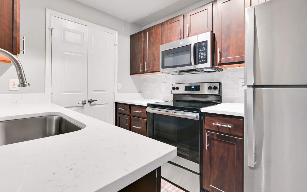 Kitchen at Carrara At Cole in Dallas, Texas