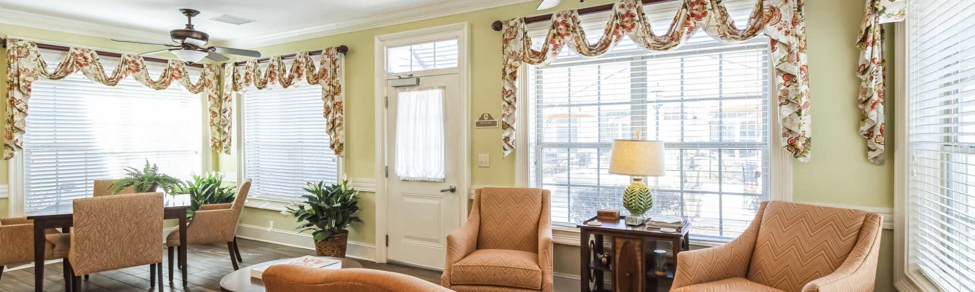 Seating area at Barclay House of Augusta in Augusta, Georgia