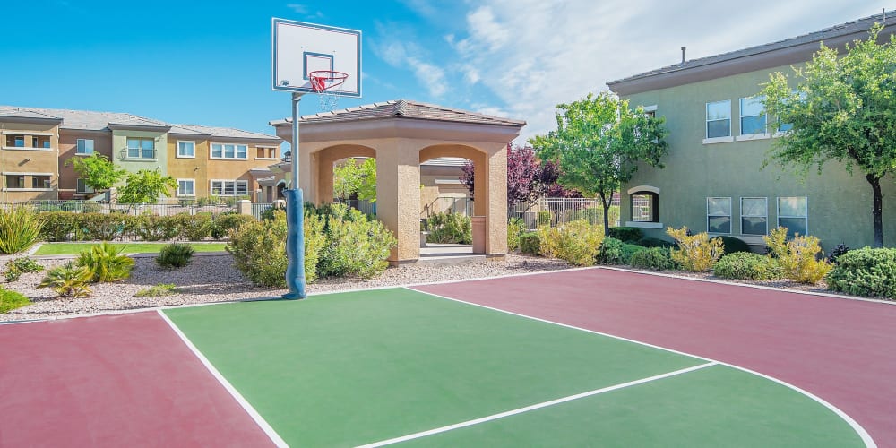 Basketball court at Morningstar Apartments in Las Vegas, Nevada