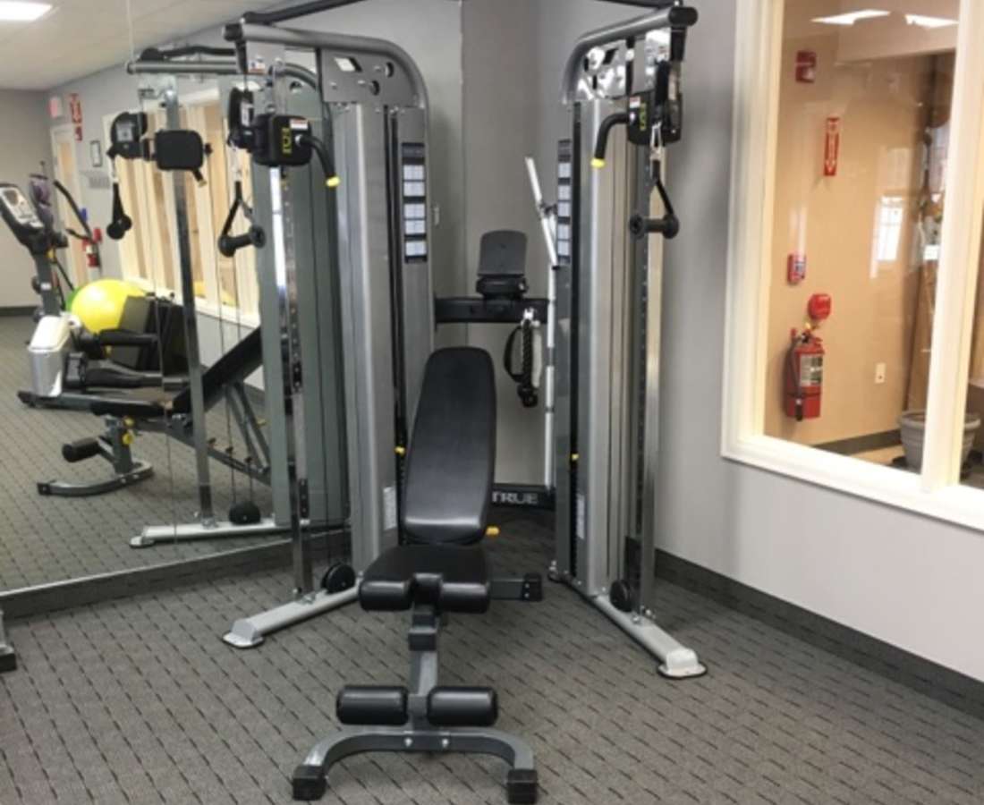 Apartment fitness center at Westbrooke Commons Apartments and Townhomes in Rochester, New York
