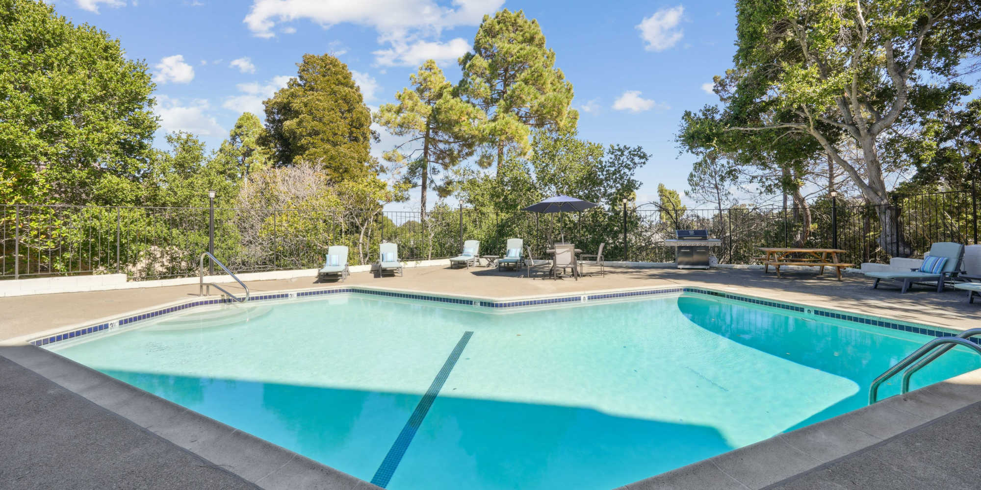 Large Swimming Pool at The Riley at Belmont Hills in Belmont California
