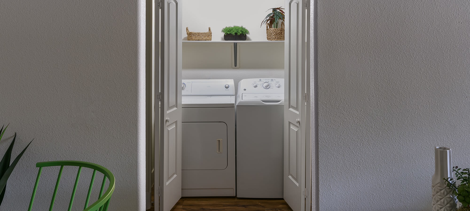 In-unit washer and dryer at Stone Oaks in Chandler, Arizona