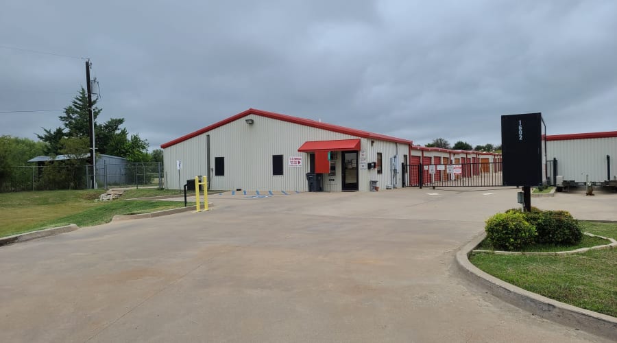 Gated entrance to KO Storage of Wichita Falls in Wichita Falls, Texas