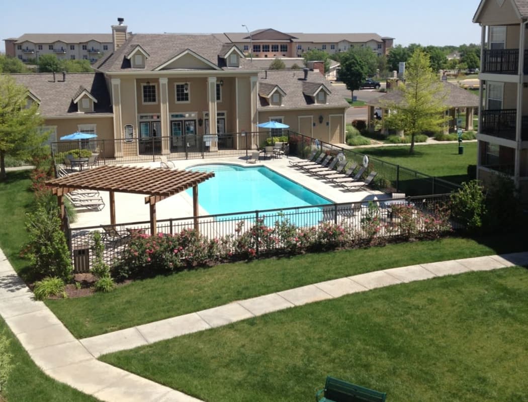 Swimming pool at Winchester Apartments in Amarillo, Texas
