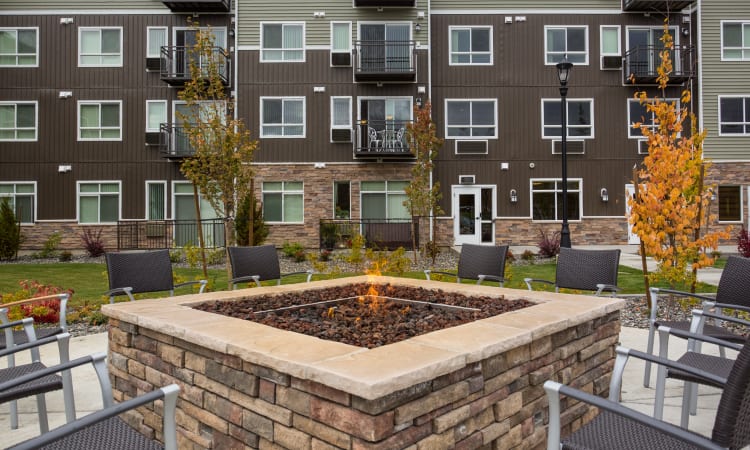 Affinity at Bellingham fire-pit seating