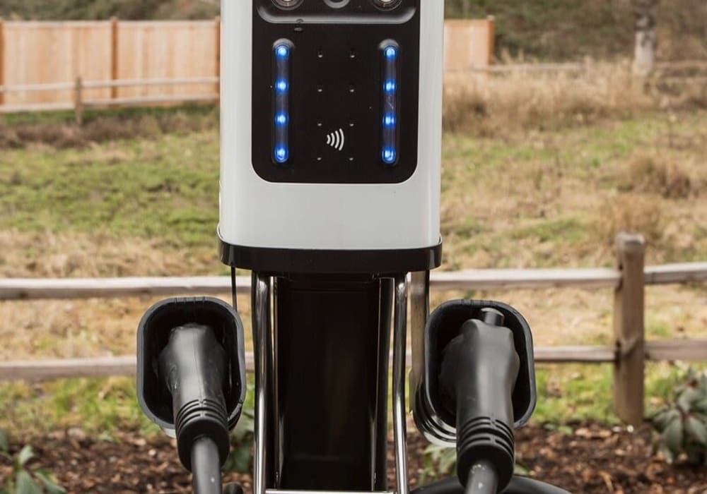 Electric charging at Creekside Apartment Homes in Stanwood, Washington