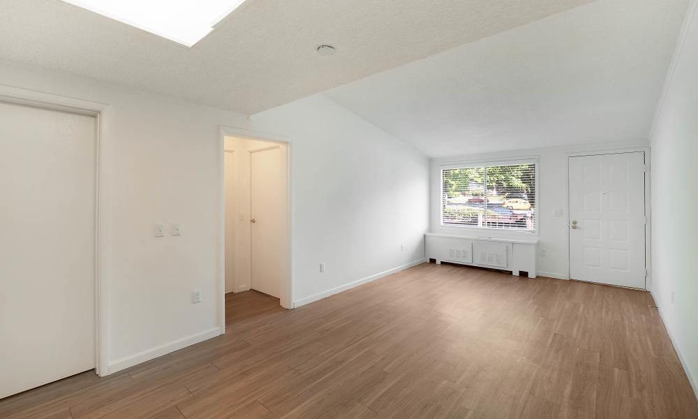 Wood-style flooring at The Flats at Lakeshore in Fort Oglethorpe, Georgia