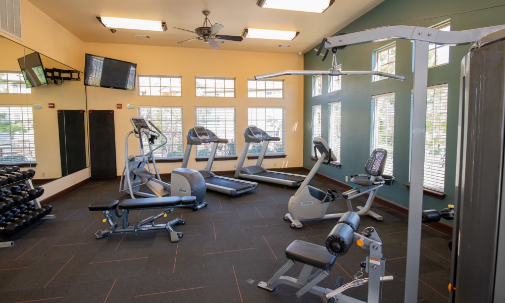 The gym at Tuscany Hills in Tulsa, Oklahoma