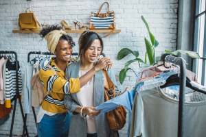 Women shopping for clothes near The Residence At Okemah in Okemah, Oklahoma