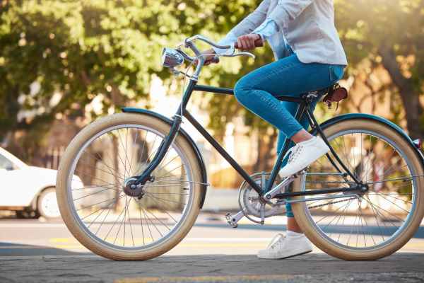 Biking near Delta View Apartments in Antioch, California