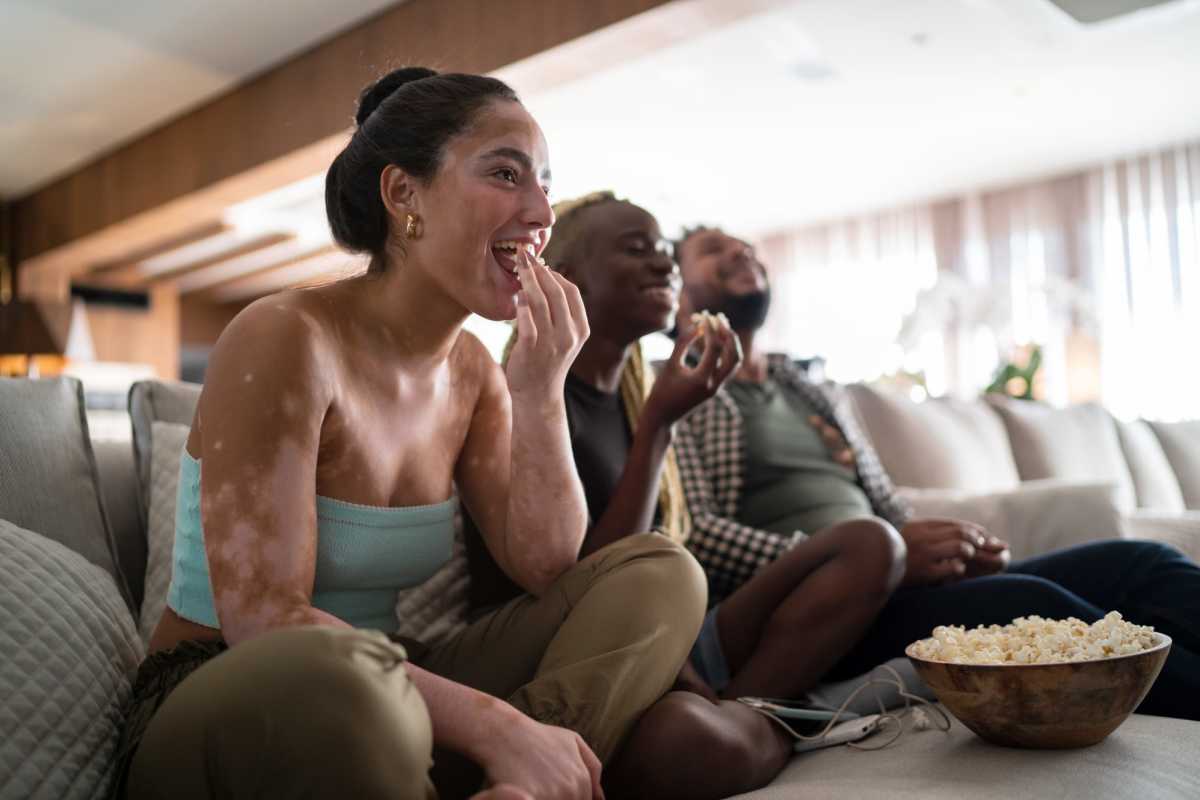 Resident seating living room  at Balfour Chastain in Sandy Springs, Georgia