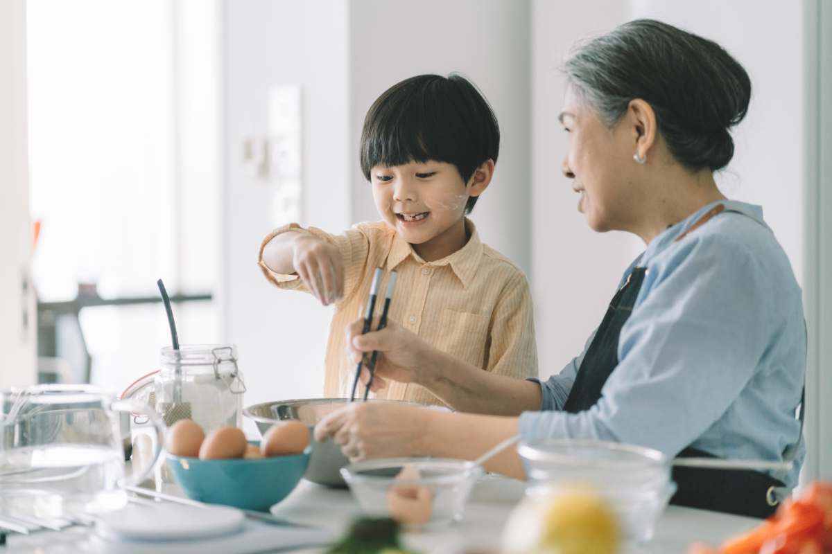  Family cooking at home at Butterfield Commons in Maricopa, Arizona