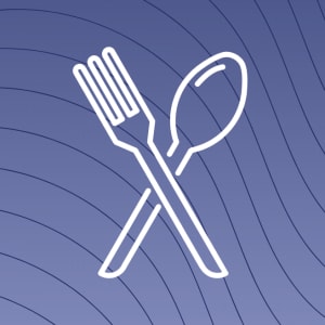 Resturtant icon at Boulder Springs of Columbia in Columbia, Missouri