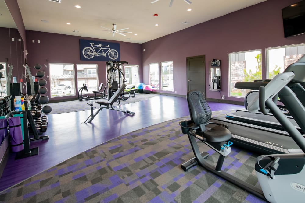 Fitness facility at Cedar Ridge in Tulsa, Oklahoma.