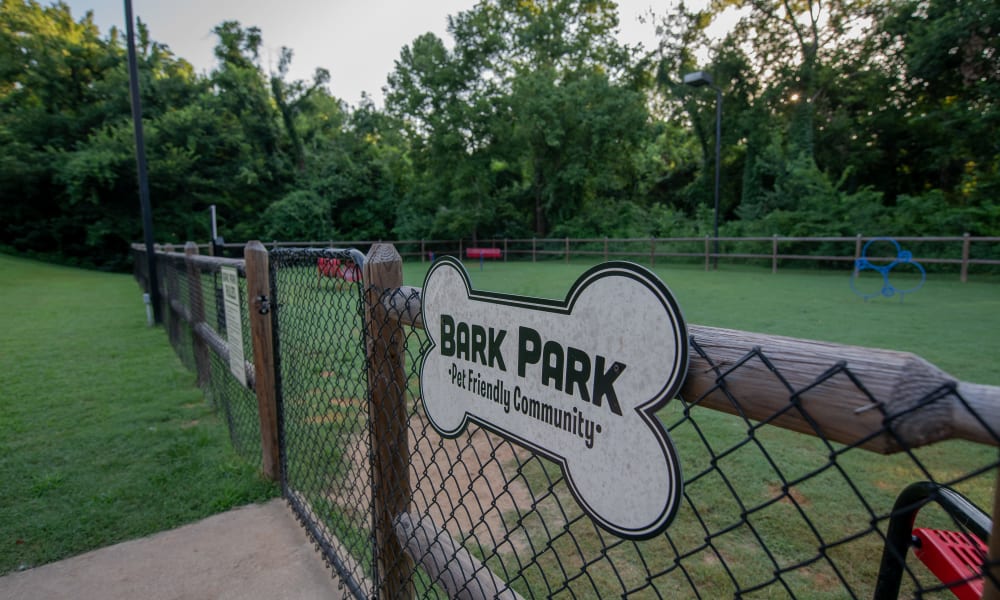 Bark Park at Creekwood Apartments in Tulsa, Oklahoma