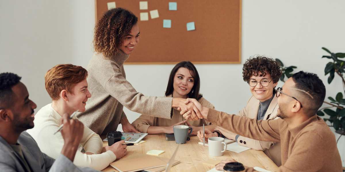 Team meeting at SunRidge Management Group in Dallas, Texas