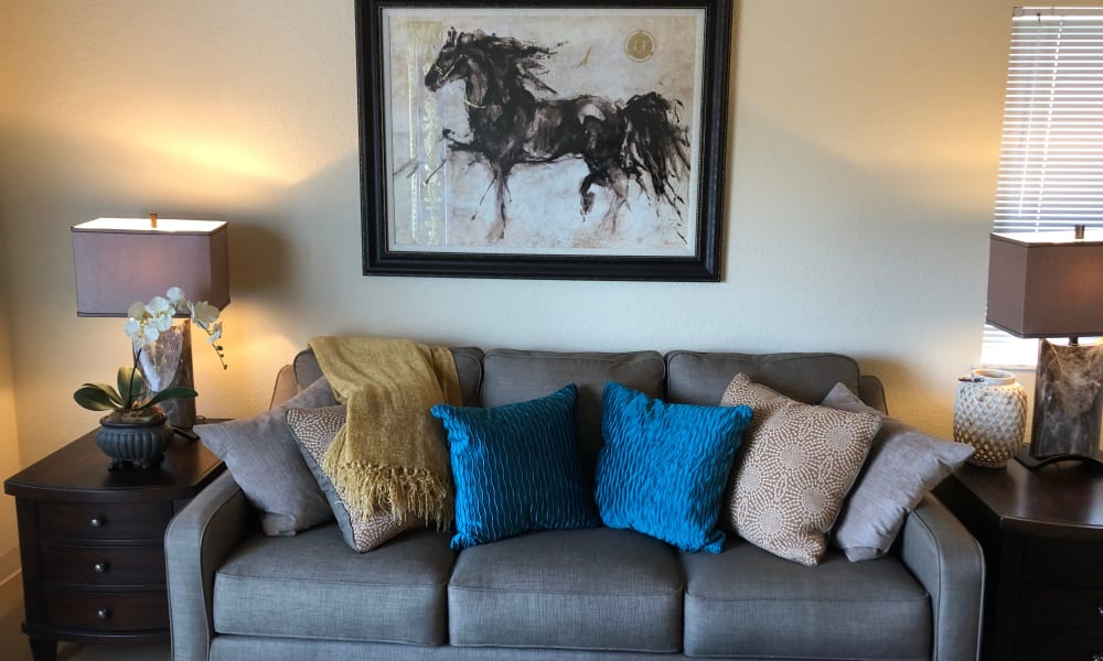 spacious resident floor plans available at The Lakes at Banning in Banning, California.