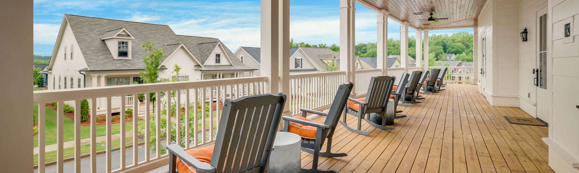 Porch at The Barclay at Clemson in Clemson, South Carolina