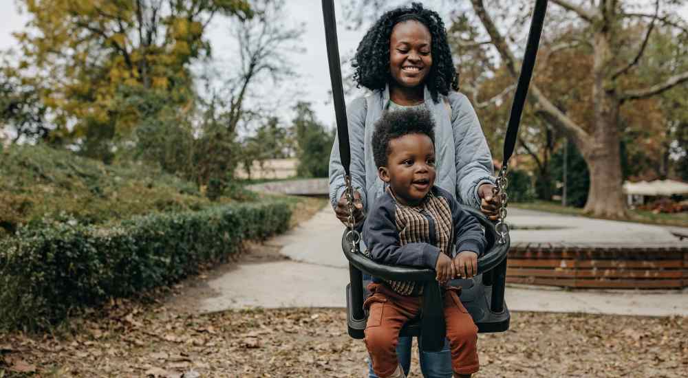 On-site playground at Altair Residences in Houston, Texas