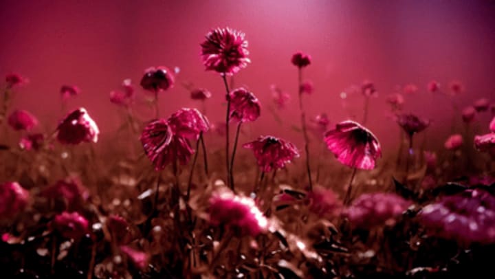Magenta colored flowers