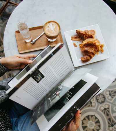 Friends having food near Haven + Arrow, Rancho Cucamonga, California    