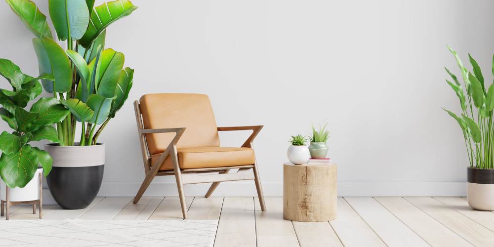 Spacious living room at Flatiron West Trade in Charlotte, North Carolina