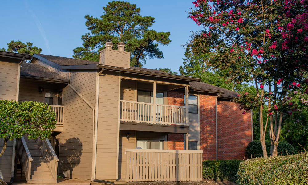 A row of apartments at The Mark Apartments in Ridgeland, MS