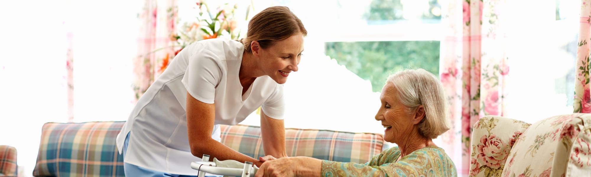 Assisted living at The Lakes at Banning in Banning, California. 