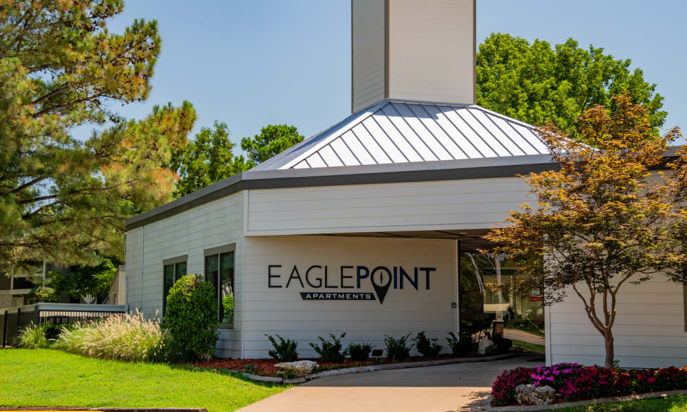 Property clubhouse at Eagle Point Apartments in Tulsa, Oklahoma