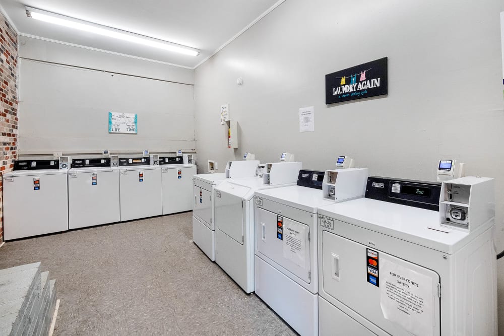 Laundry facility at The Hills at Oakwood Apartment Homes in Chattanooga, Tennessee