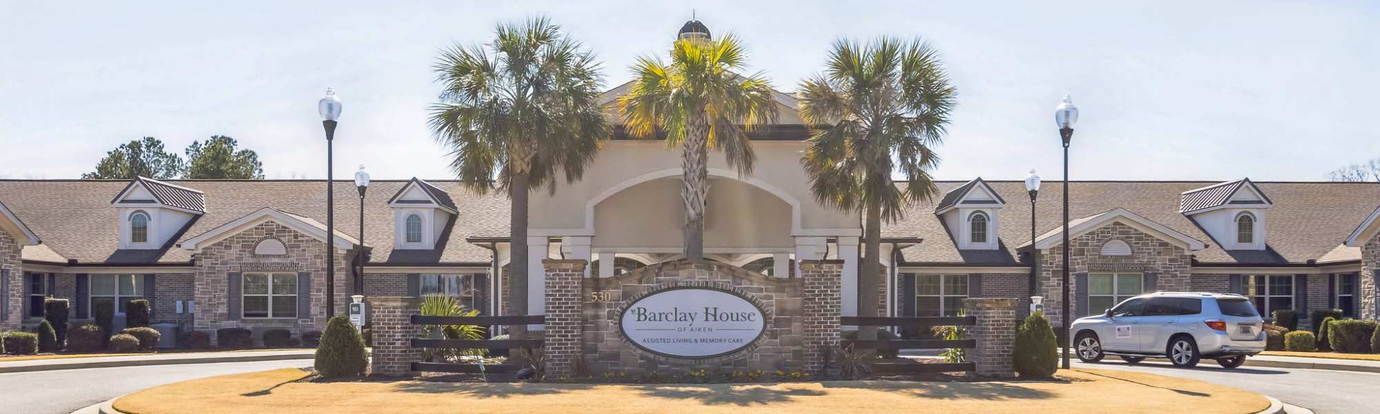Driveway leading into The Blake at Miramar Beach in Miramar Beach, Florida