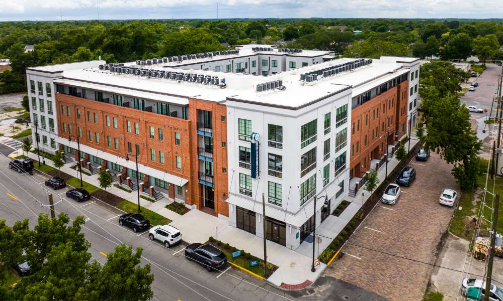 An aerial view of The Lowe in Savannah, Georgia