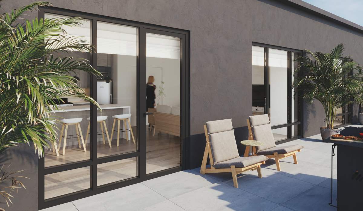 Communal seating and place to rest at The Maxx and The Alexandra in Pittsburgh, Pennsylvania