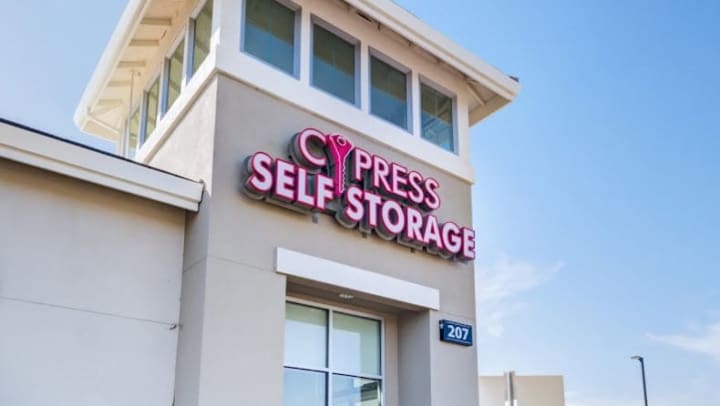 Cypress Self Storage Sign