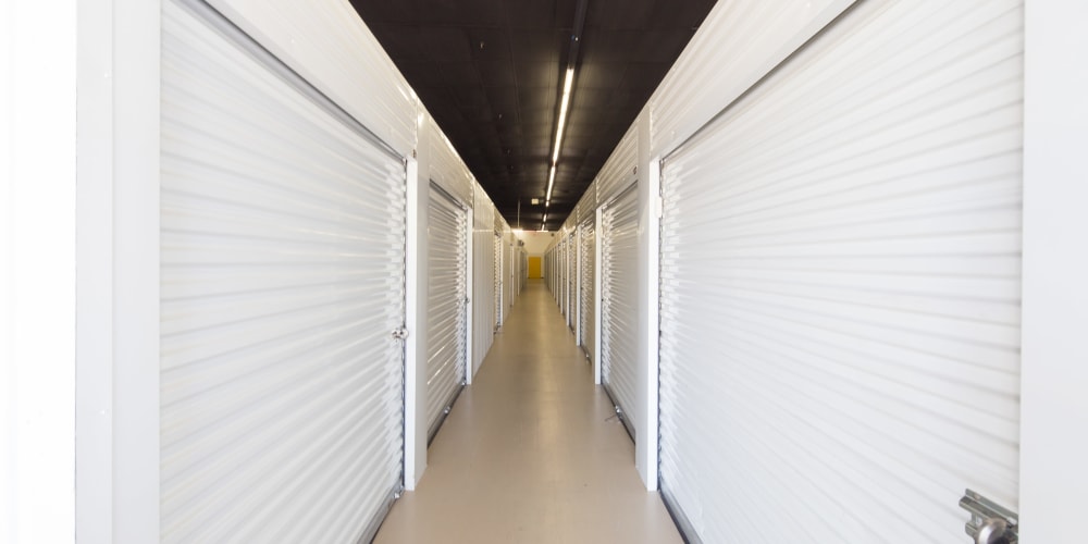 Climate-controlled storage units at Trojan Storage of Shoreline in Shoreline, Washington