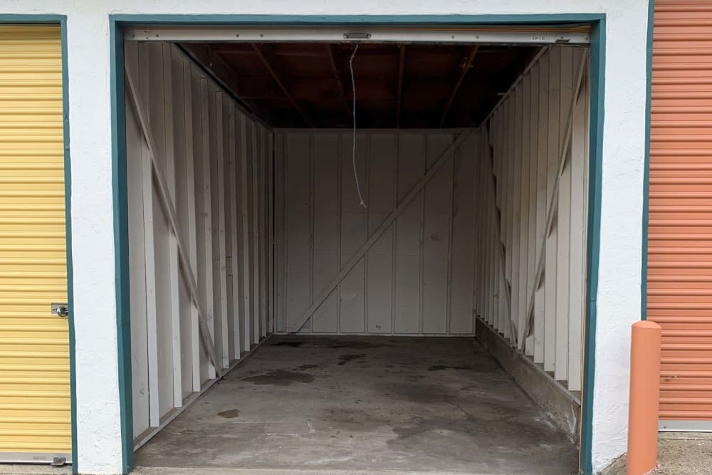 Interior of a unit at Storage Oasis in Santee, California