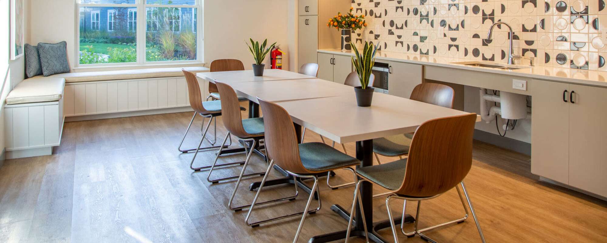 Upscale apartments at Parkway 1208 in West Roxbury, Massachusetts
