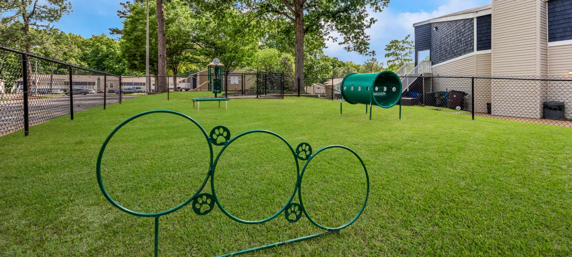 Dog park at Legacy on Lynnfield in Memphis, Tennessee