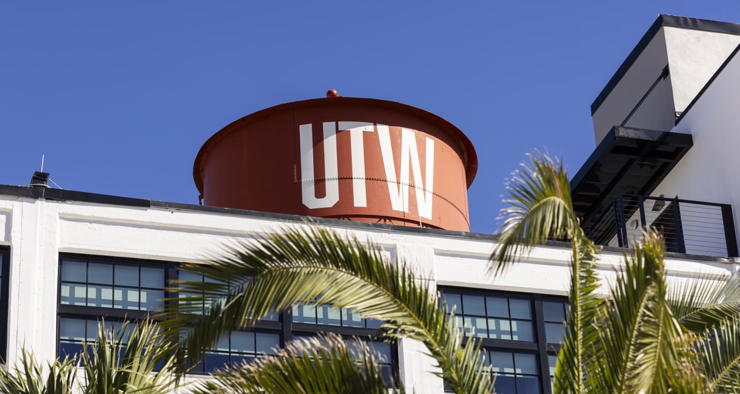 Water tower on top of Union Terminal Warehouse in Jacksonville, Florida