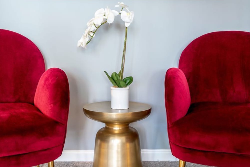 Living area of a beautiful apartment home at Fairfield Crossing Apartments in Falls Church, Virginia