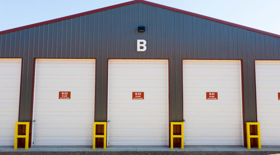 Exterior of outdoor units at KO Storage in Eau Claire, Wisconsin