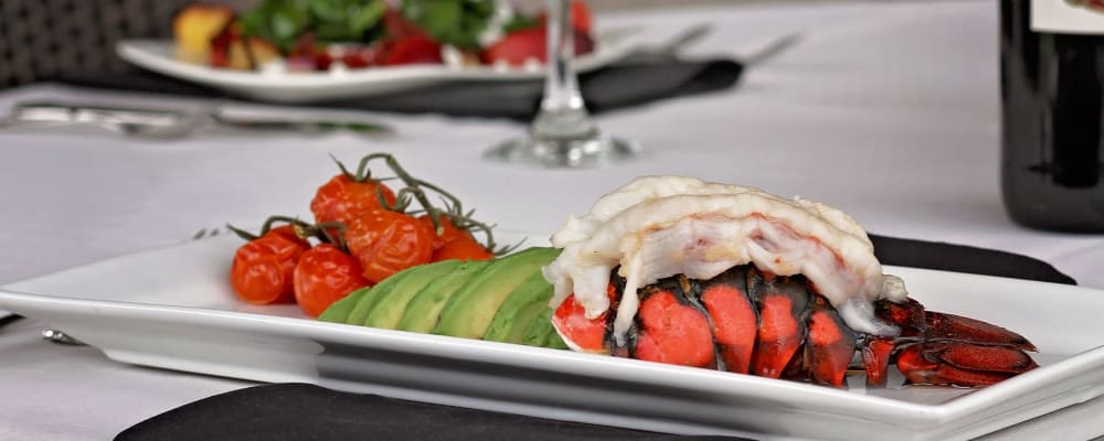 Delicious dinner available for residents at The Springs at Veranda Park in Medford, Oregon