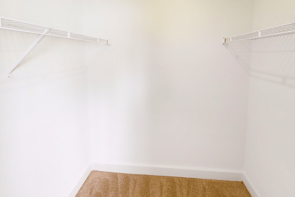 Walk-in closet at Tuscany Gardens in Windsor Mill, Maryland